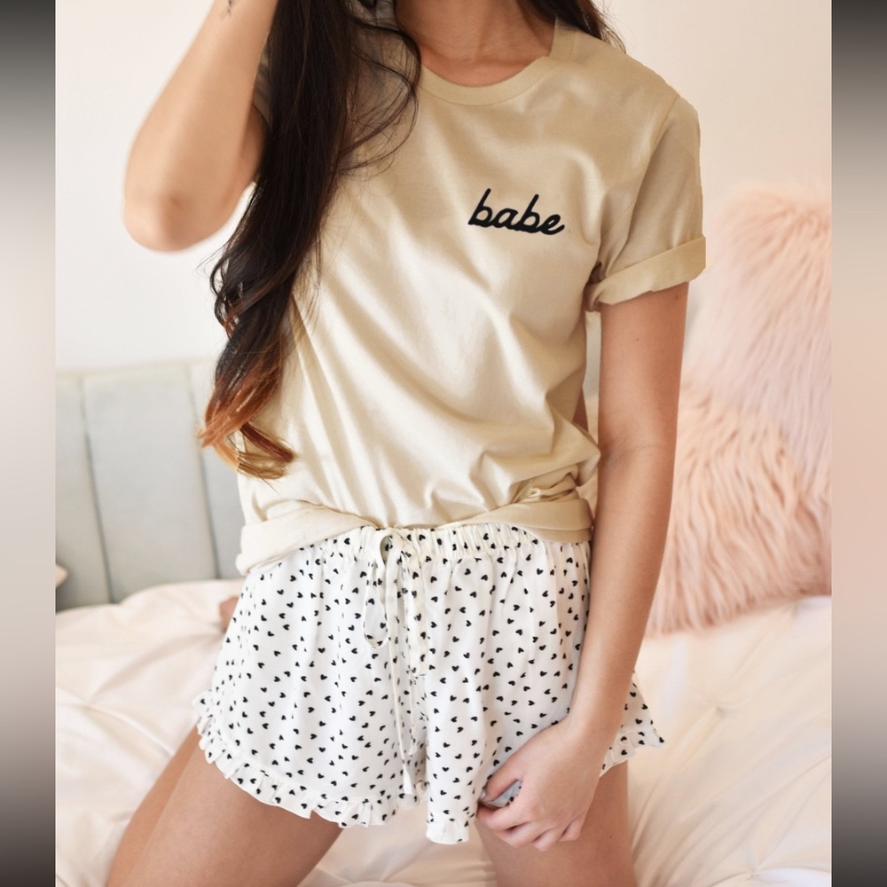 Babe Pajama Short Set (Multiple Sizes)